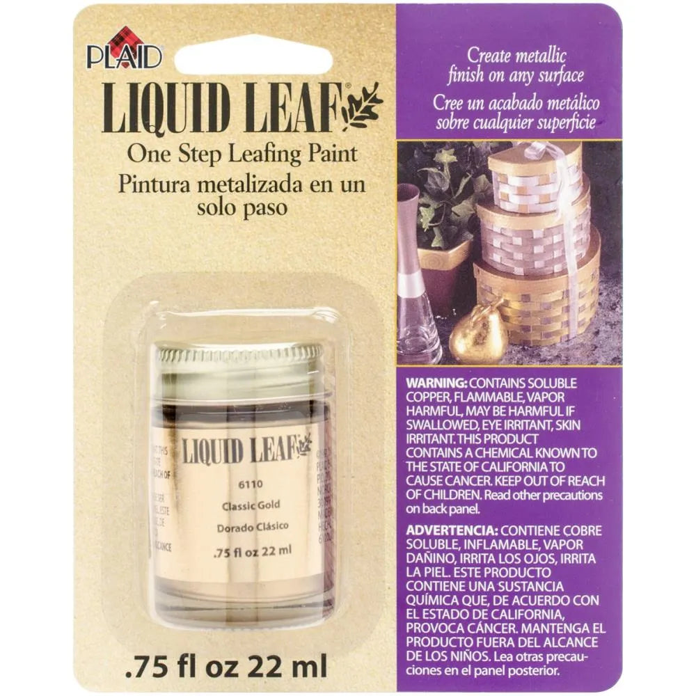 Liquid Leaf One-Step Leafing Paint .75oz-BluebirdMercantile