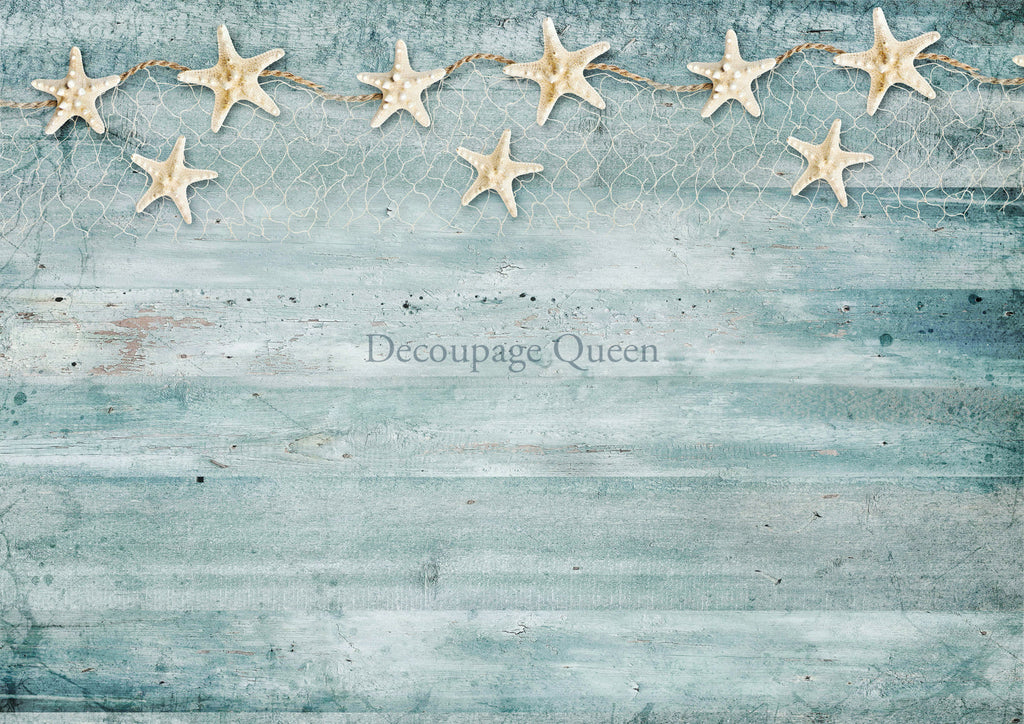 Decoupage Queen Sea Spray Rice Paper A3-11.7 x 16.5 in-BluebirdMercantile