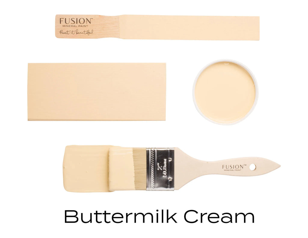 Fusion Mineral Paint - Buttermilk Cream-BluebirdMercantile