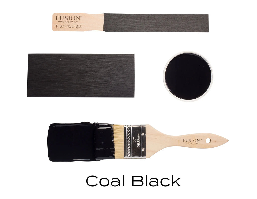 Fusion Mineral Paint - Coal Black-BluebirdMercantile