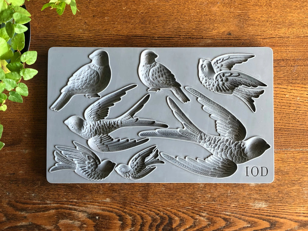 Iron Orchid Design BIRDSONG 6×10 DECOR MOULDS™-BluebirdMercantile