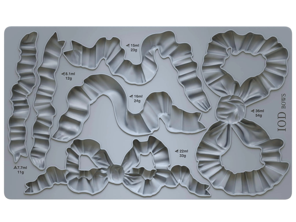 Iron Orchid Design Bows 6x10 IOD Mould™-BluebirdMercantile