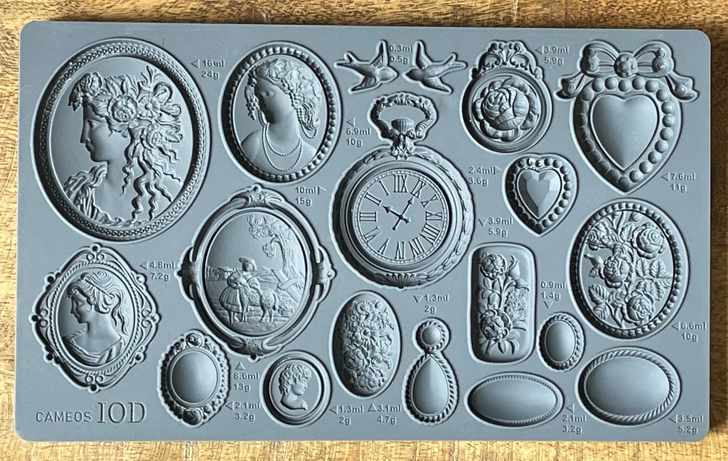 Iron Orchid Design CAMEOS 6×10 DECOR MOULDS™-BluebirdMercantile