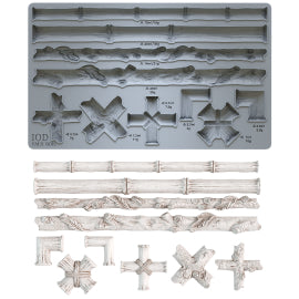 Iron Orchid Design FAUX BOIS 6×10 DECOR MOULD™-BluebirdMercantile