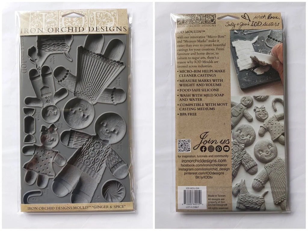 Iron Orchid Design Ginger & Spice 6×10 Decor Mould™ limited edition-BluebirdMercantile