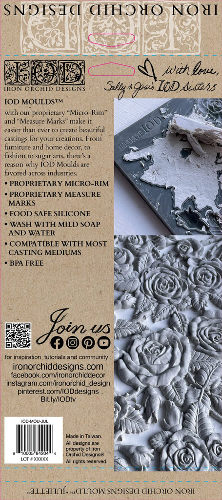 Iron Orchid Design Summer IOD 2023 Juliette 6×10 DECOR MOULD™-BluebirdMercantile