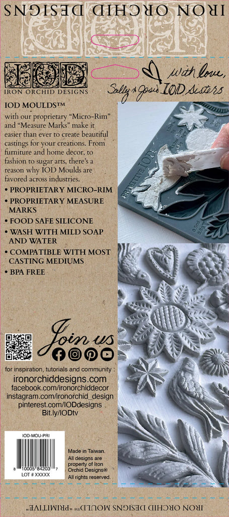 Iron Orchid Design Summer IOD 2023 Primitive 6×10 DECOR MOULD™-BluebirdMercantile