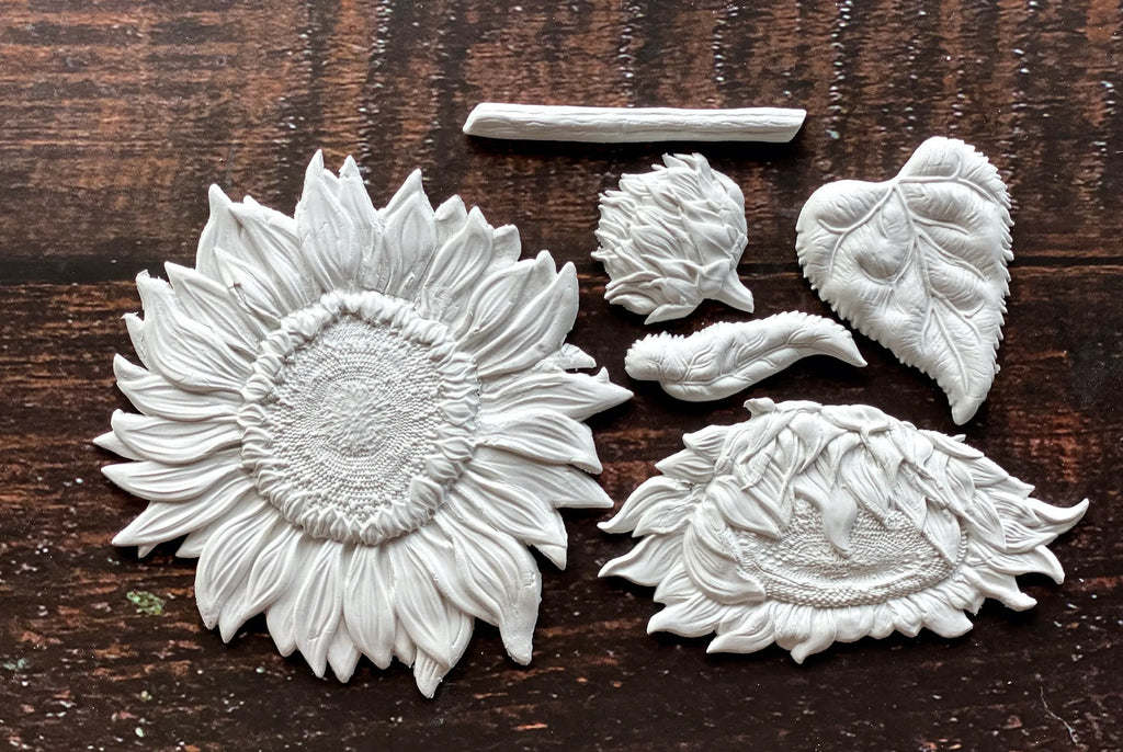 Iron Orchid Design Sunflowers  6×10 DECOR MOULDS™-BluebirdMercantile