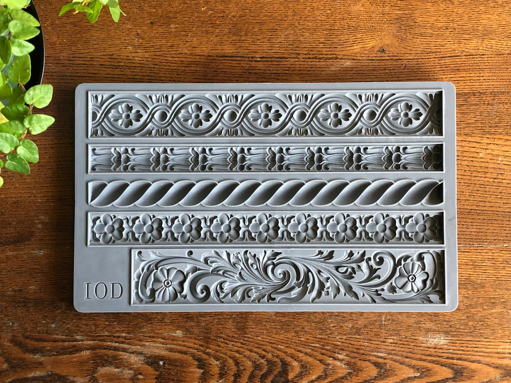 Iron Orchid Design TRIMMINGS 2 6×10 DECOR MOULDS™-BluebirdMercantile