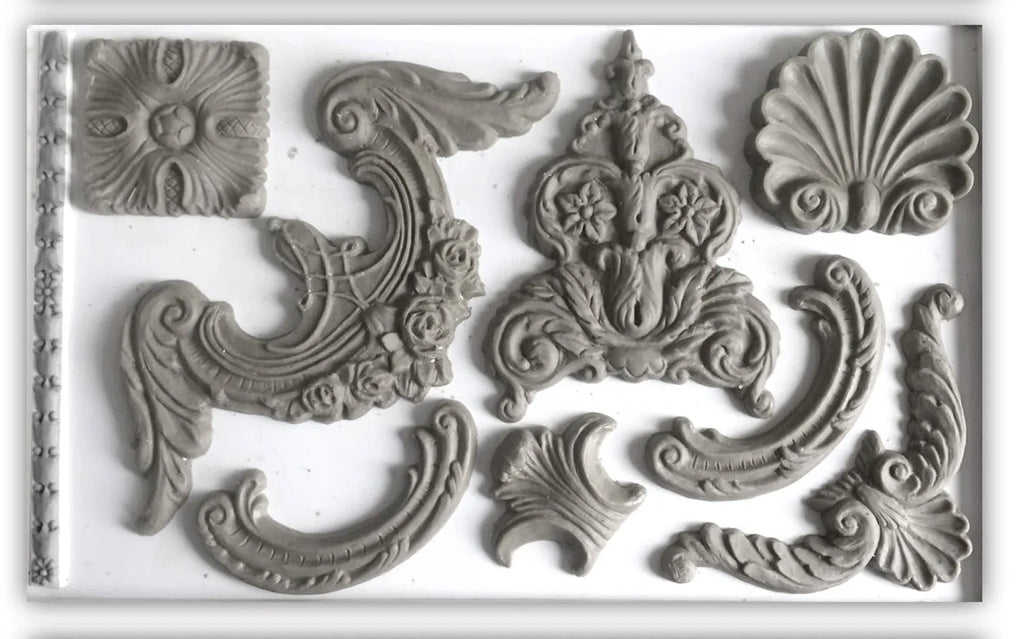 IRON ORCHID DESIGNS CLASSIC ELEMENTS 6X10 DECOR MOULDS™-BluebirdMercantile