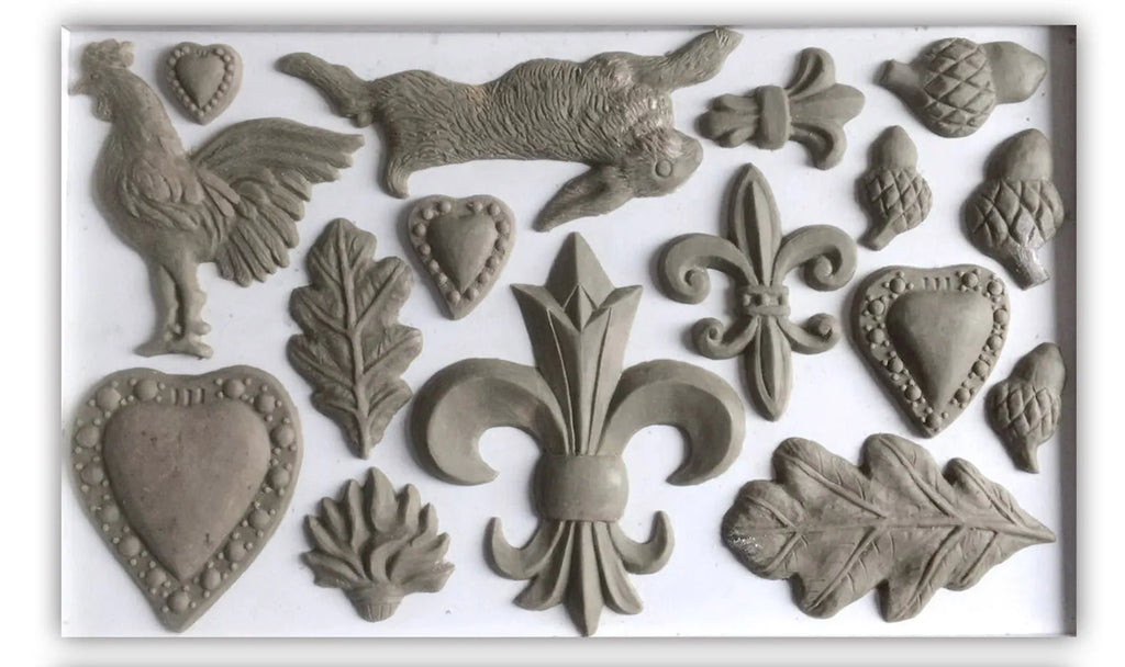 Iron Orchid FLEUR DE LIS 6X10 DECOR MOULDS™ IOD-BluebirdMercantile