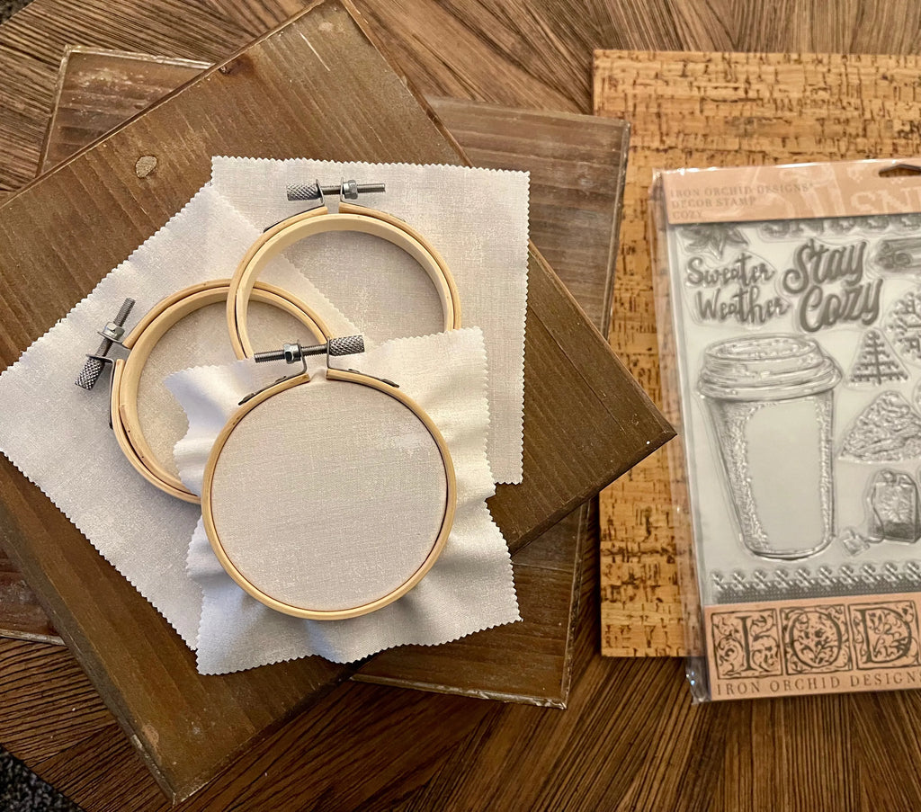 Mini Hoop Ornament Kit-BluebirdMercantile