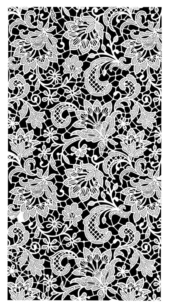 Posh Chalk Stencil Solly's Lace 40x70cm stencil-BluebirdMercantile