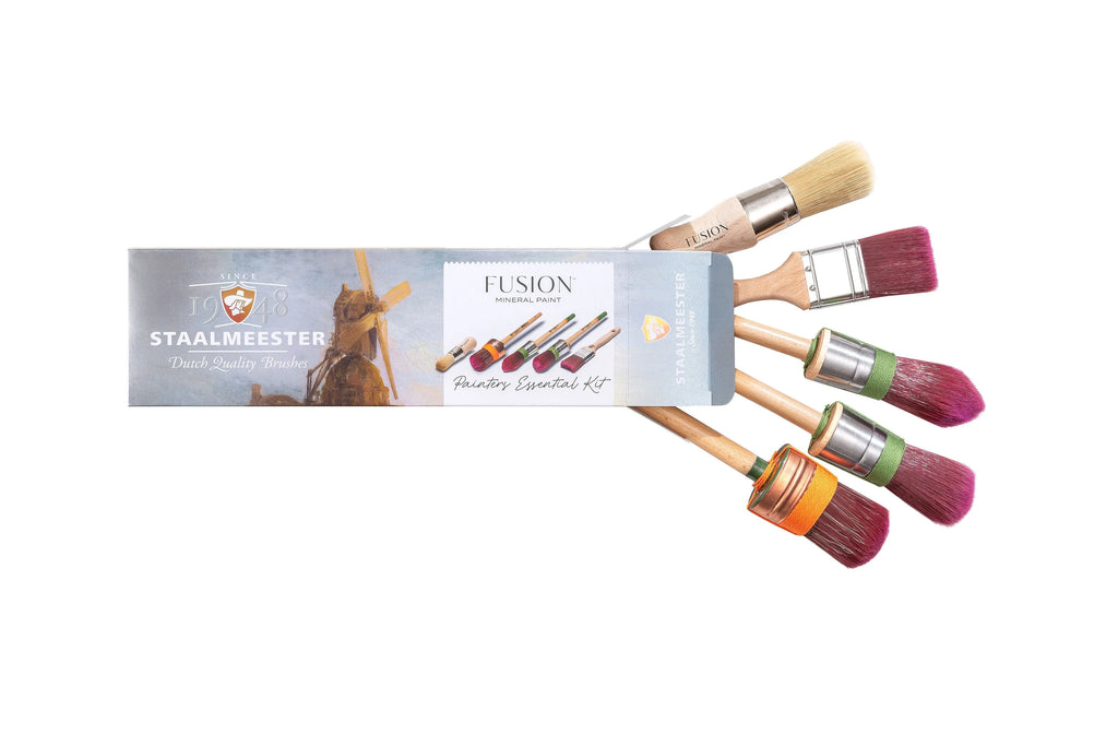 Staalmeester Painters Essentials Kit brush set with 5 brushes Save $25 off retail-BluebirdMercantile